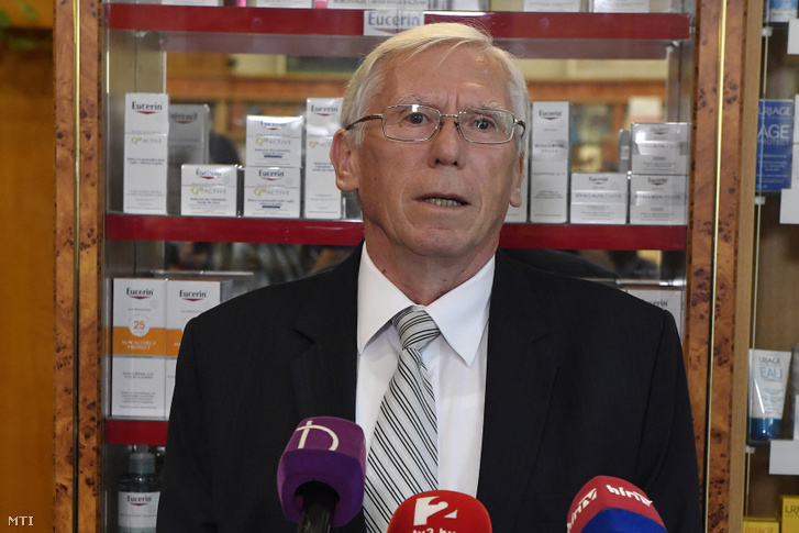 Hankó Zoltán a gyógyszerészkamara elnöke 2019. szeptember 4-én