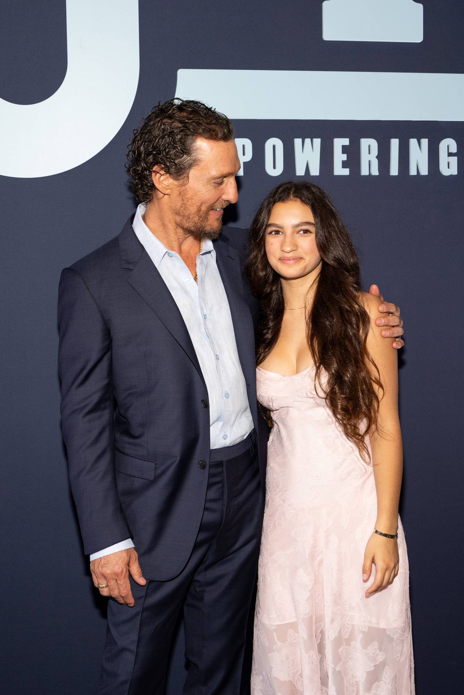 Matthew McConaughey lánya, Vida is részt vett a színész jótékonysági gáláján.
