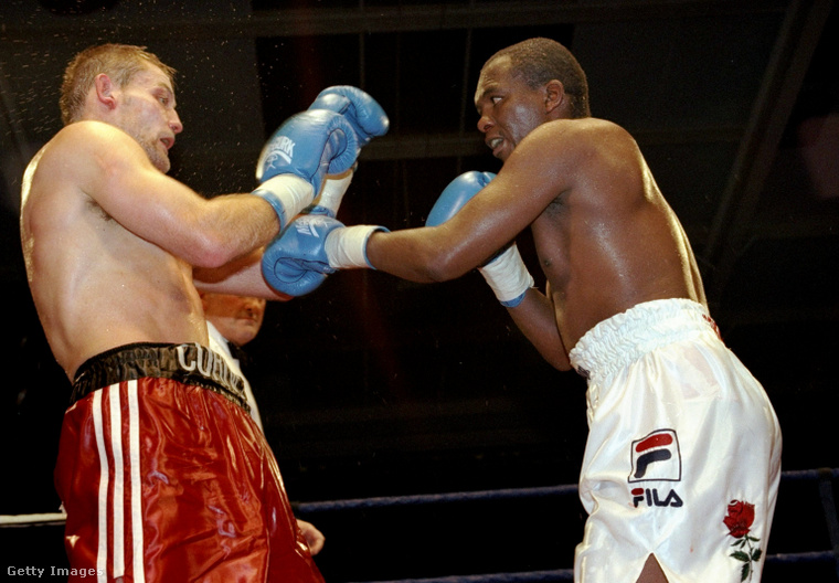 Thobela fénykorában egy boxmeccsen. (Fotó: John Gichigi / Getty Images Hungary)