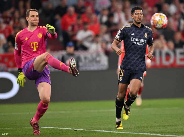 Manuel Neuer és Jude Bellingham