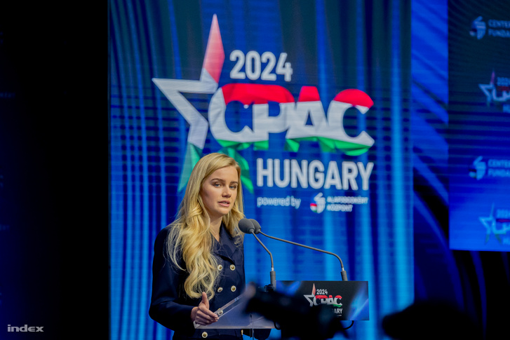 Eva Vlaardingerbroek 2024. április 25-én a CPAC Hungary konferencián