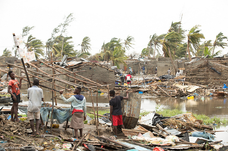 Az Idai ciklon 2019. március 14-én sújtotta Mozambikot, Zimbabwét és Malawit. (Fotó: Denis Onyodi / Northfoto)