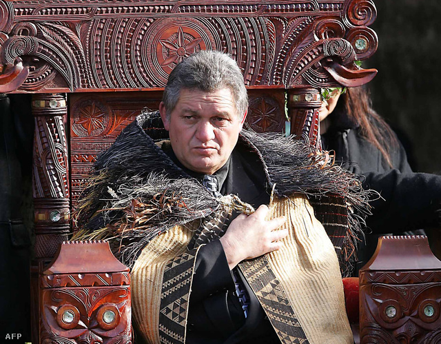 Tuheitia Paki, a maori király
