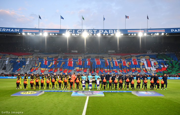 A Paris Saint-Germain és a Borussia Dortmund Bajnokok Ligája elődöntő második mérkőzése a Parc des Princes-ben 2024. május 07-én, Párizsban, Franciaországban