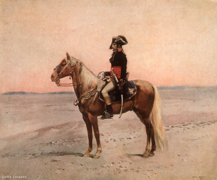 Napoleón fue representado a menudo a caballo.  (Foto: Archivo Hulton/Getty Images Hungría)