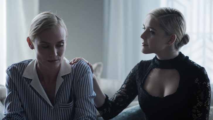 Diane Kruger és Kiernan Shipka, a Cápák árnyékában főszereplői