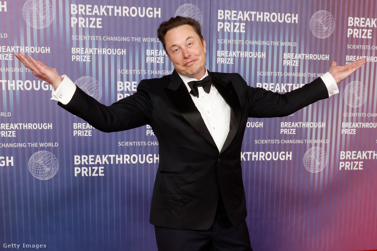 Elon Musk. (Fotó: Taylor Hill / Getty Images Hungary)