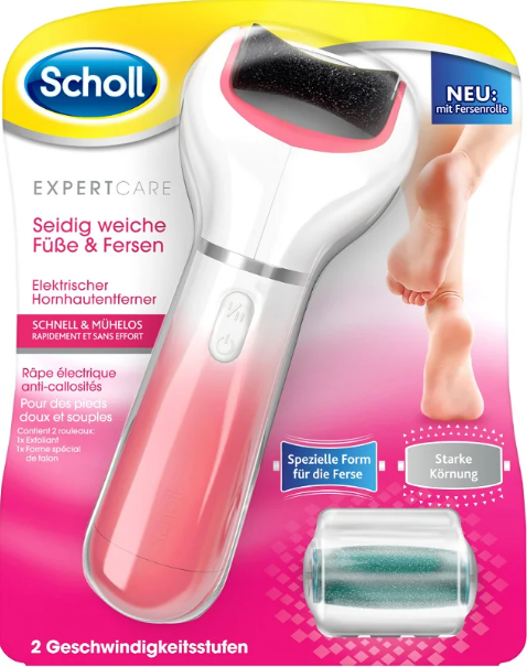 A Scholl Expert Care Velvet Smooth elektromos talpreszelője a lábfej és a sarok kezelésére is alkalmas, azonnali látható eredményt ad. A repedezett sarkakra kifejlesztett forgófej kontúrkövető kialakításának köszönhetően gyorsan csökkenti a repedezett bőrt. A normál érdességű forgófej pedig könnyedén és hatékonyan eltávolítja a bőrkeményedést. 12 260 forintba kerül.