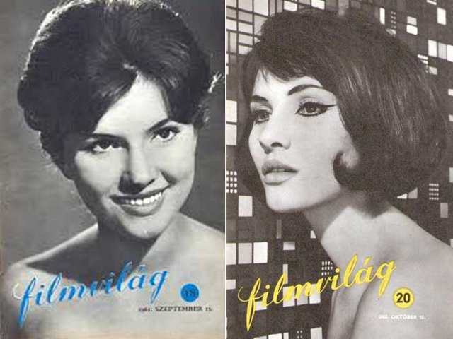 A 60-as évektől tündöklő Pécsi Ildikó az egyik legszebb magyar színésznőként gyakran fordult meg címlapokon is