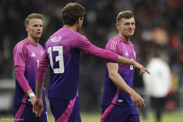 Kroos és Thomas Müller a német válogatottban