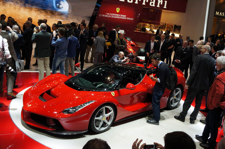 A Ferrari LaFerrari is itt mutatkozott be először.