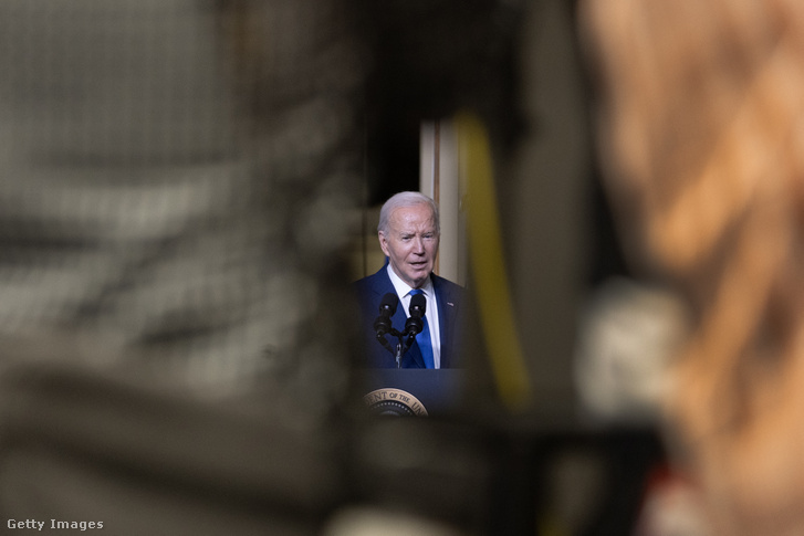 Joe Biden 2024. május 8-án Wisconsinban