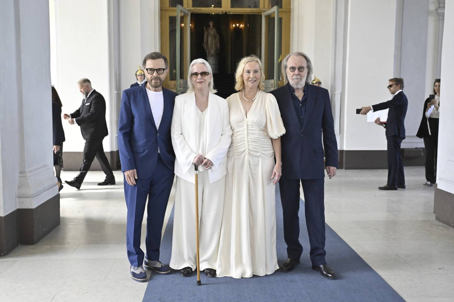 Friss fotón az ABBA négy tagja, képeiket imádták a rajongók.