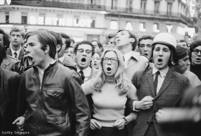 Francia diákok 1968 májusában