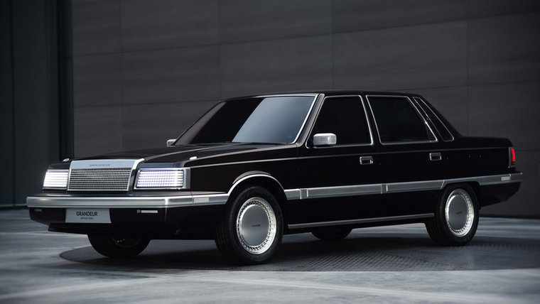 Ha valaki rajong a '80-as évek amerikai autóiért, akkor a Hyundai Grandeur Heritage koncepció nagyon fog neki tetszeni