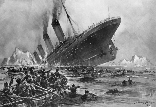 A 112 éve hajótörést szenvedett Titanic roncsai azóta is a tenger mélyén fekszenek
