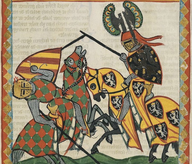 A párbaj a középkorban lett bevett szokás