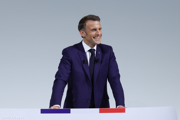 Emmanuel Macron 2024. június 12-én
