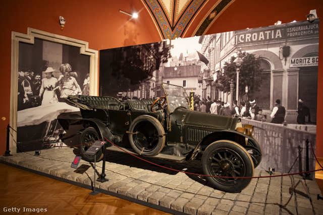 A Ferenc Ferdinándot szállító autó egy bécsi kiállításon