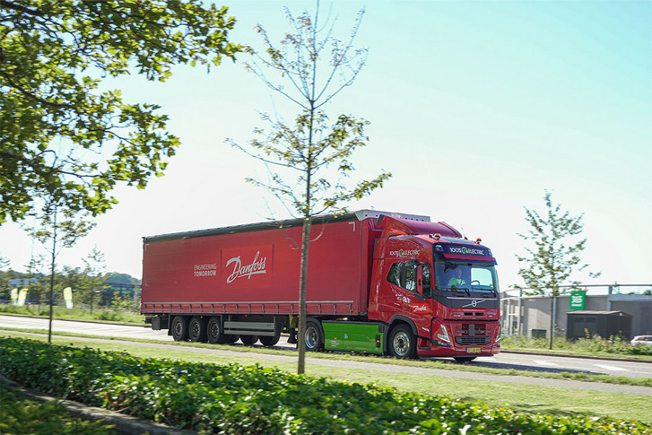 press-release volvo-and-danfoss-introduce-first-24-hour-e-truck-