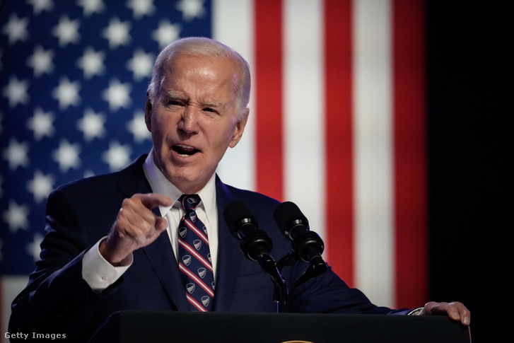 Joe Biden 2024. január 5-én Blue Bellben, Pennsylvania államban