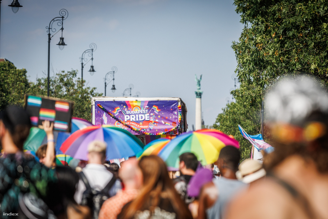 Pride felvonulás Budapesten 2023. július 15-én