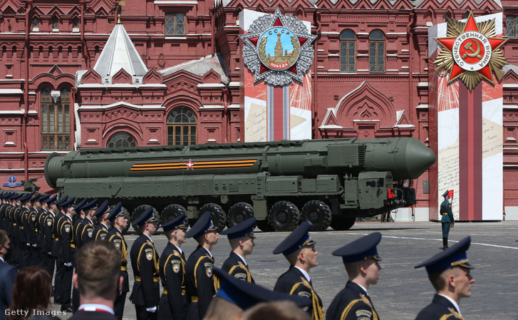 Orosz atomrakéta 2020. június 24-én Moszkvában, Oroszországban