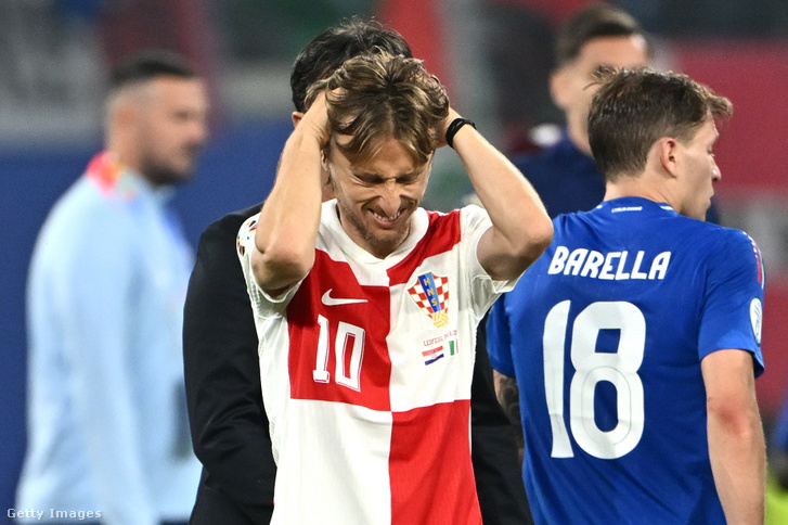 Luka Modric fogja a fejét: a végjátékban úszott el a horvátok olaszok elleni győzelme