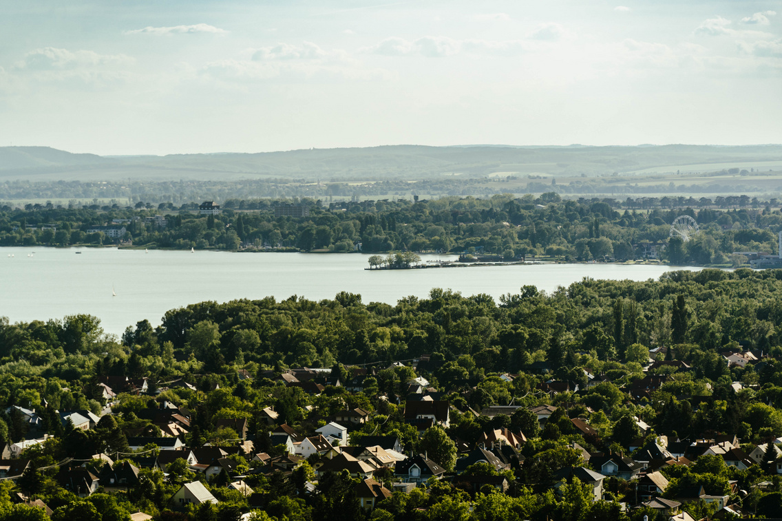 Panoráma a Balaton nyugati csücskére