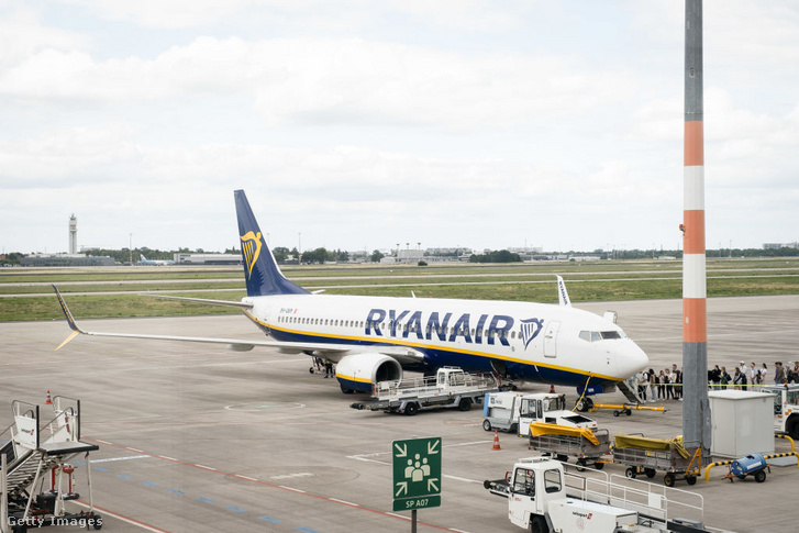 A Ryanair fapados légitársaság Boeing 737-ese Berlinben. - Kép forrása: Getty Images