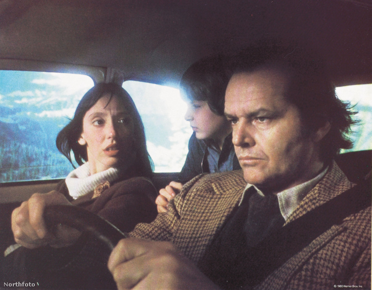 Shelley Duvall és Jack Nicholson a Ragyogásban