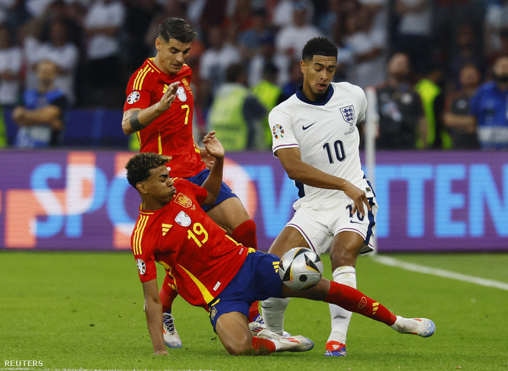 Alvaro Morata, Lamine Yamal és Jude Bellingham