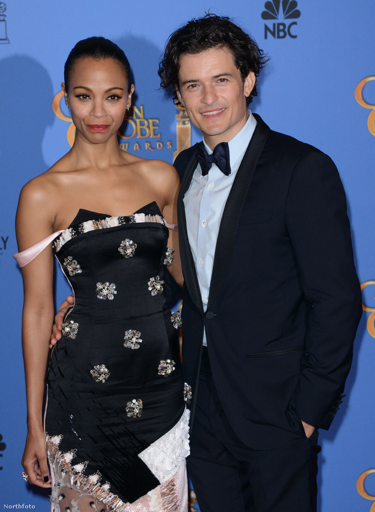 Orlando Bloom – Zoe SaldanaA Karib-tenger kalózai sztárja 2004-ben Zoe Saldana mellett szerepelt a Menedék című filmben