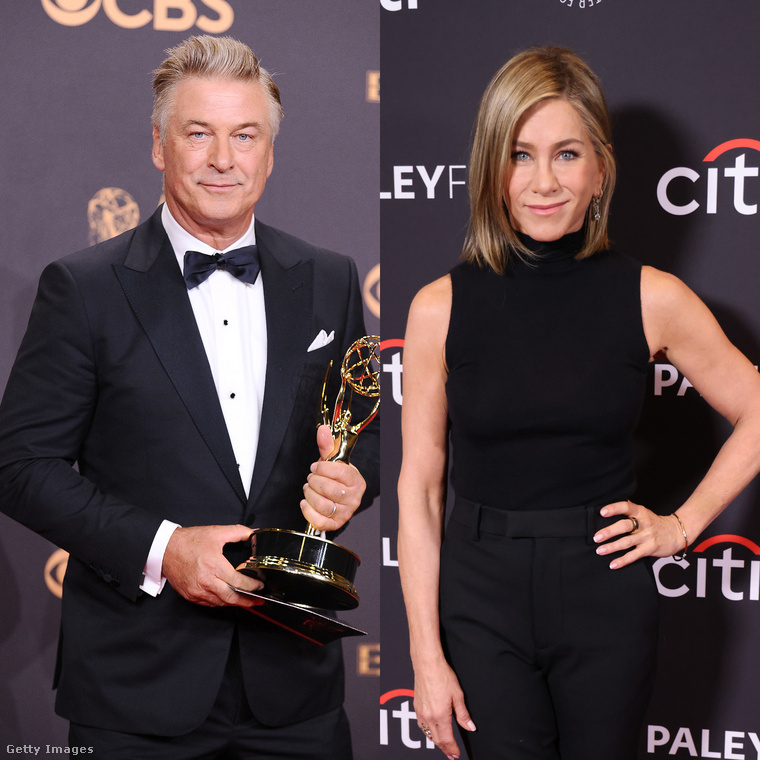 Alec Baldwin – Jennifer AnistonJennifer Anistonnal rengeteg férfi szeretne legalább egyszer élete során csókolózni