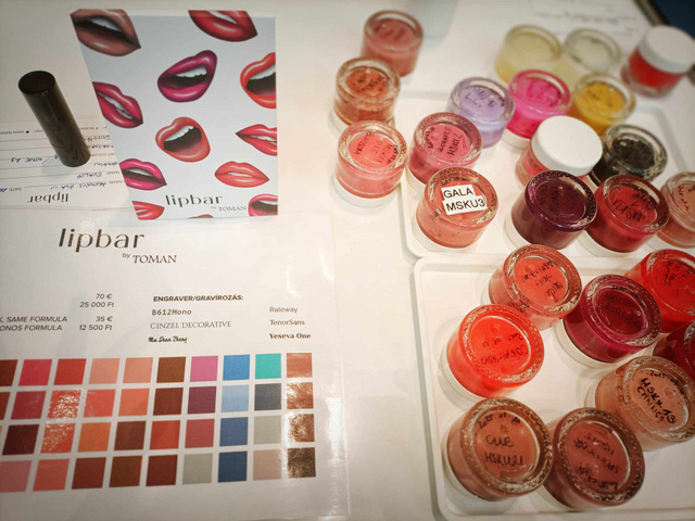 Lipbar by Toman, az egyedi rúzsmixformulák bárja