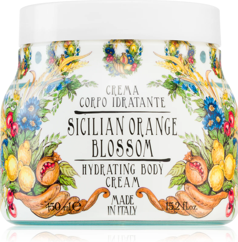 A Rudy - Le Maioliche Sicilian Orange Blossom Line hidratáló testkrém a szicíliai narancsvirág illatával kényeztet, ráadásul intenzíven táplálja a bőrt. 7280 forint a Notino webshopjában.