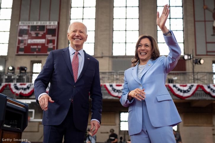 Joe Biden és Kamala Harris 2024. május 29-én Philadelphiában, Pennsylvania államban