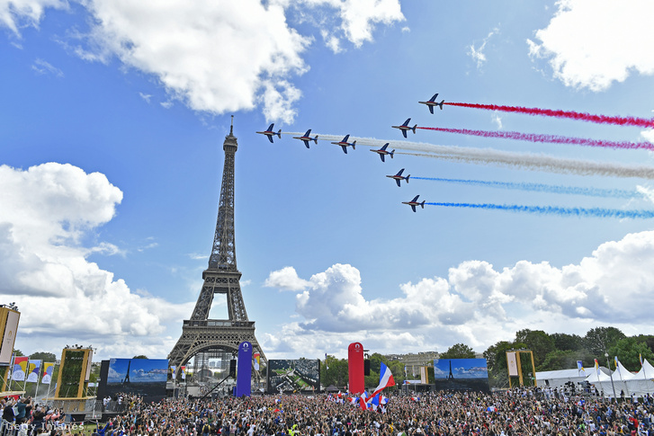 Az olimpiai játékok átadási ünnepsége 2021. augusztus 8-án Párizsban