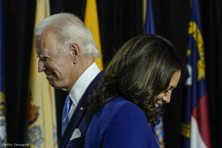 Joe Biden és Kamala Harris 2020. augusztus 12-én