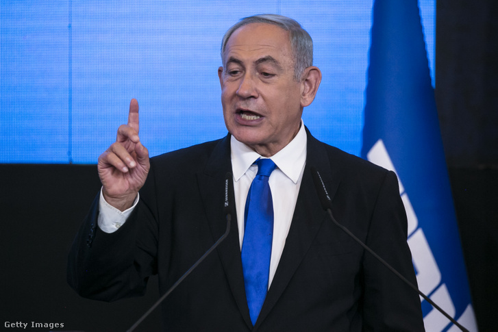 Benjamin Netanjahu 2022. november 2-án