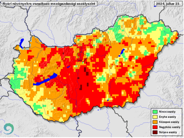 Az előrejelzés szerint egyre aszályosabb nyarak nehezítik majd meg a növénytermesztést