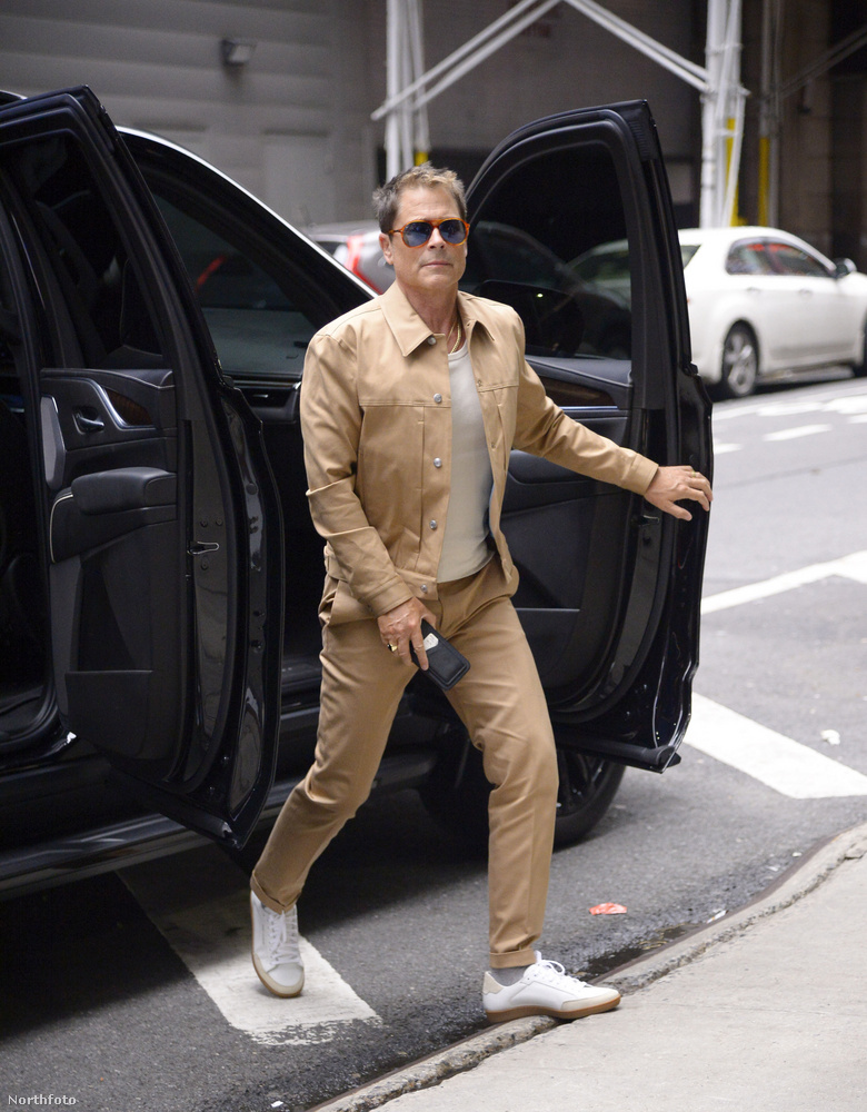 Rob Lowe-t New Yorkban fényképezték le a paparazzik