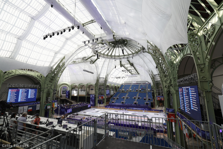 A Grand Palais, a vívó és taekwondo versenyek helyszíne a 2024-es párizsi olimpián