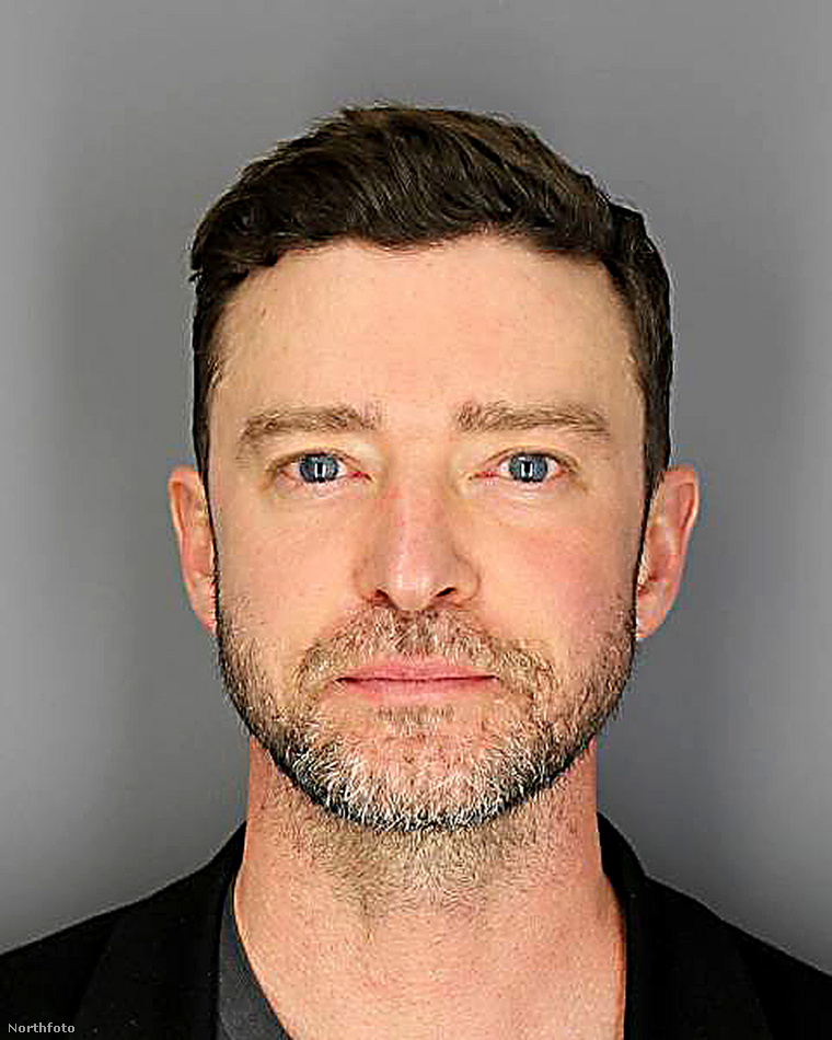 Justin Timberlake rabfotója. (Fotó: Sag Harbor Police Department / Northfoto)