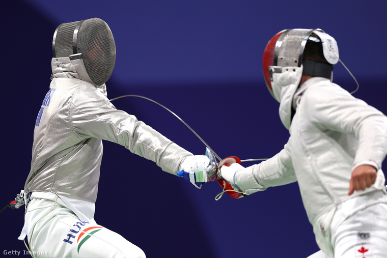 Szilágyi Áron és Fares Arfa. (Fotó: Patrick Smith / Getty Images Hungary)