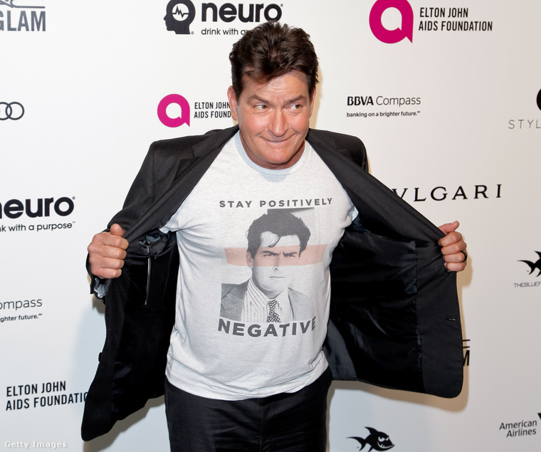 Charlie Sheen napjainkban. (Fotó: Tibrina Hobson / Getty Images Hungary)