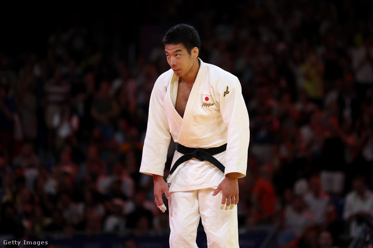Nagasze Takanori az olimpiai döntőben a tatamin