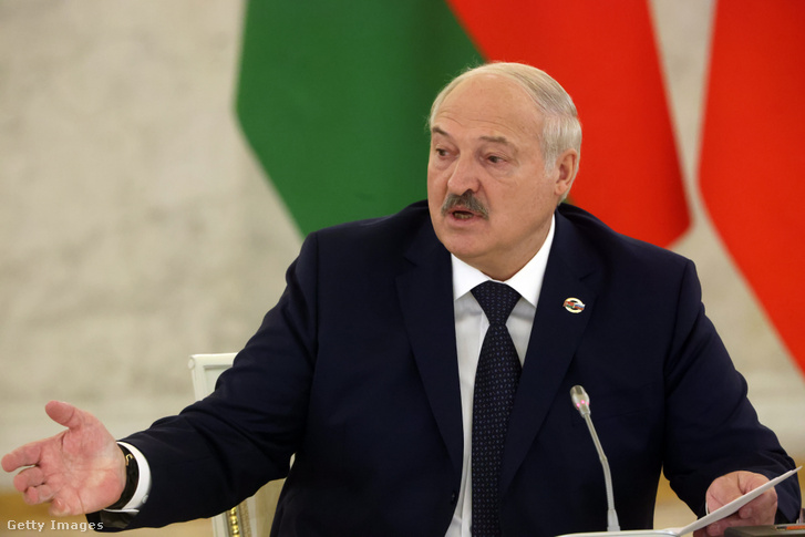 Aljakszandr Lukasenka belarusz elnök 2023. április 6-án