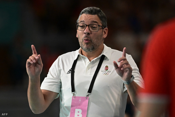 A magyar csapat edzője, Jose Maria Rodriguez Vaquero 2024. július 31-én