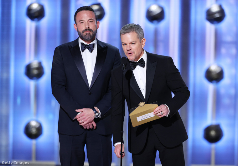 Ben Affleck és Matt Damon. (Fotó: Rich Polk/Golden Globes 2024 / Getty Images Hungary)